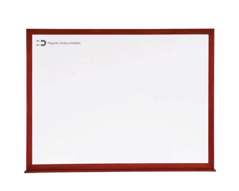 White Board With Wooden Frame